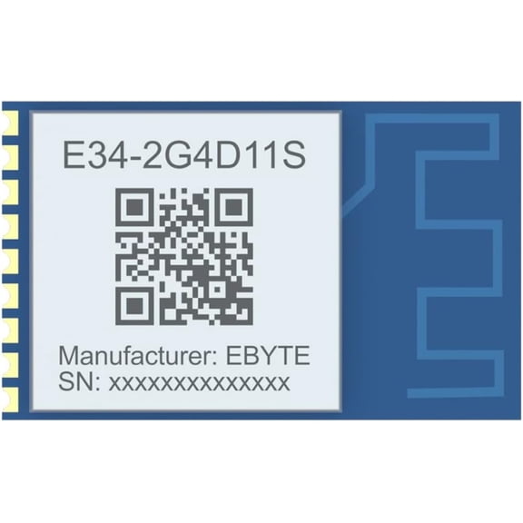 2.4G Wireless Full Duplex Data Transmission Module E34-2G4D11S 11dbm HIGT Rate Long Distance 130 TTL GFSK Low Power PCB