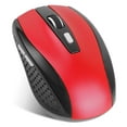 thumbnail image 1 of 2.4G Wireless Gaming Mouse TeqHome Wireless Optical Mouse with USB Receiver 3 Adjustable DPI 6 Buttons for PC Laptop Computer Macbook Red, 1 of 12