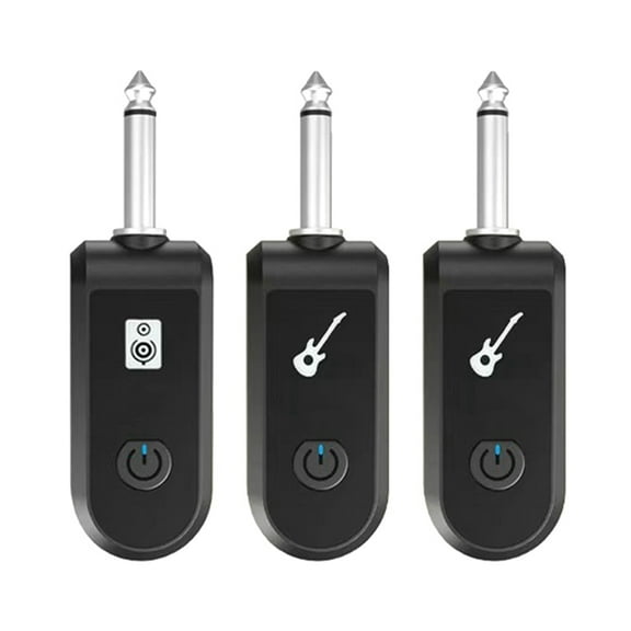 2.4G Wireless Instrument Pickup Guitar Transmitter Receiver Plug Play for 6.35mm Audio y5371