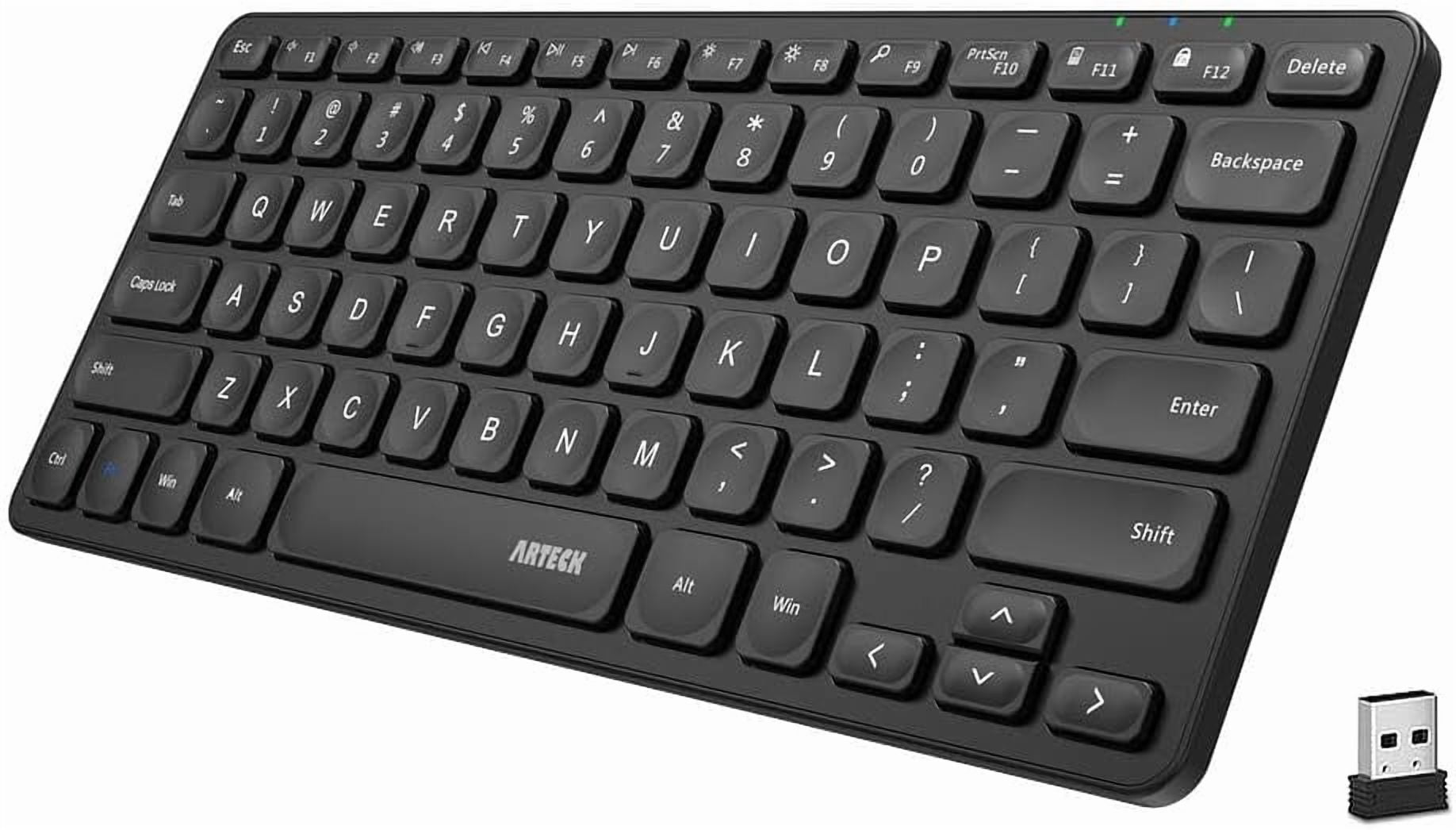 2.4G Wireless Keyboard Ultra Slim and Compact Wireless Keyboard with ...