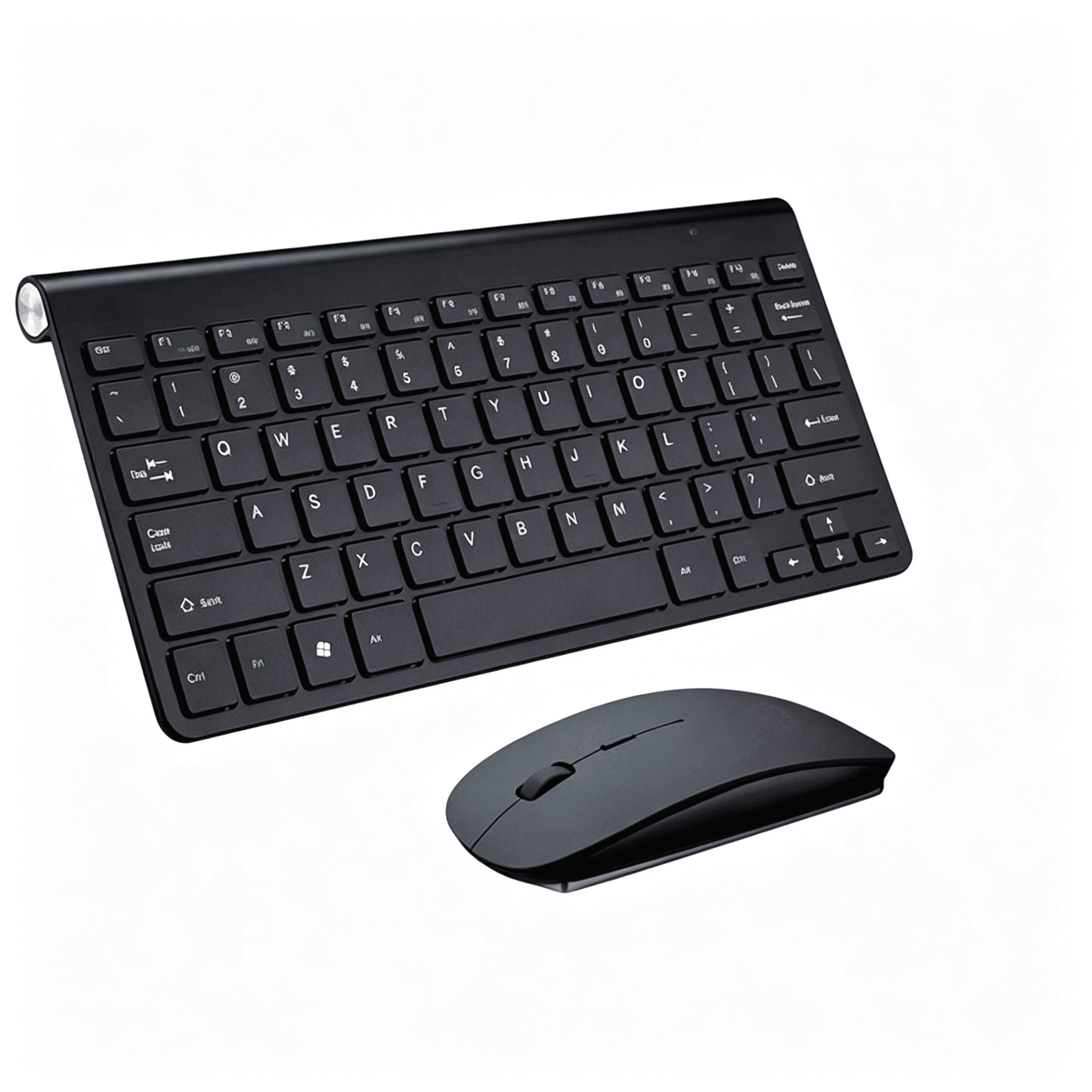 2.4G Wireless Keyboard and Mouse Combo, 78-Key Slim Keyboard with ...