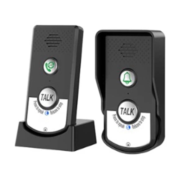 2.4G Wireless Long Distance Door Phone Intercom Doorbell 2 Way Audio Voice Sender&Reciever for Hospital Hotel Call(A)