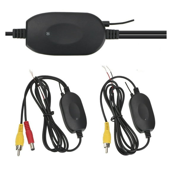 2.4G Wireless Monitor Video Transmitter Receiver Kit For Car Rear View Camera And DVD Screen Reverse Backup Rear View Cam