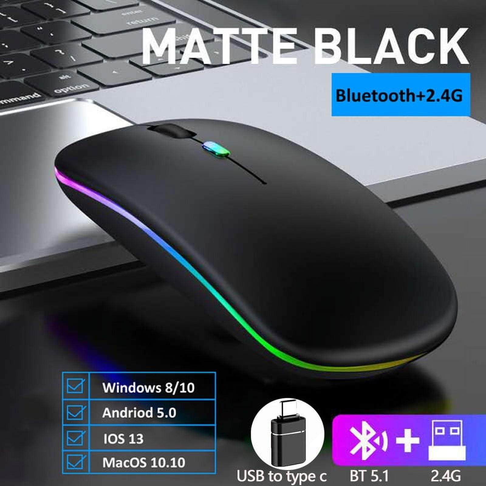 2.4G Wireless Mouse, Silent Mice Portable Mobile