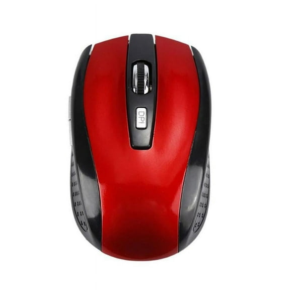 2.4G Wireless Plastic Mouse with 1600 DPI, 4 Keys and Scroll Wheel for Laptop, PC and Desktop Use