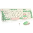 thumbnail image 1 of 2.4G Wireless Retro Punk Round Keycap keyboard and Mouse Combo for PC Laptop, 1 of 7