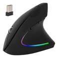 2.4G Wireless Vertical Mouse Ergonomic Optical Mouse with 6 Buttons and ...