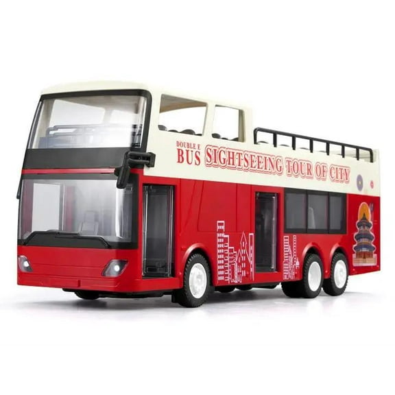 2.4GHZ Radio controlled car Rc Double-decker bus 1/20 Remote control tour bus 6CH