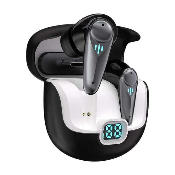 2.4GHZ Wireless Gaming Earbuds,30MS Low-Latency,Bluetooth 5.4,with ANC Active Noise Cancelling,USB-C Dongle Included-Compatible with Meta Quest 3/2,PS5/4,VR,PC,Switch