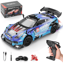 RC Drift Car Toys 8-12 Boys, UUGEE 2.4GHz Remote Control Cars with Lights, 20KM/H 4WD High Speed RC Vehicle Racing, Christmas Birthday Gifts for 6 10 12 Kids