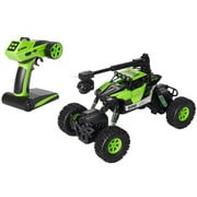 2.4GHz 4WD off-Road Vehicles 1:16 Remote Control Rock Crawler Truck with Wifi 0.3MP Camera , Can Control by Phone, Green