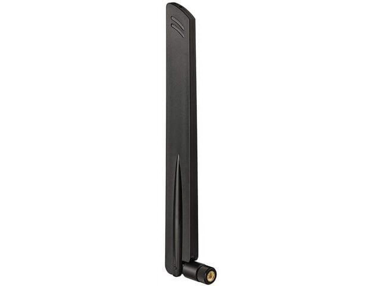 2 Antenne WiFi Dual Band 2,4 GHz / 5 GHz, 5 DBi, Rotazione 90°, Connettore SMA, Per Router, Schede Di Rete E Dispositivi Wireless
