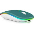 2.4GHz & Bluetooth Mouse, Rechargeable Wireless Mouse for Samsung