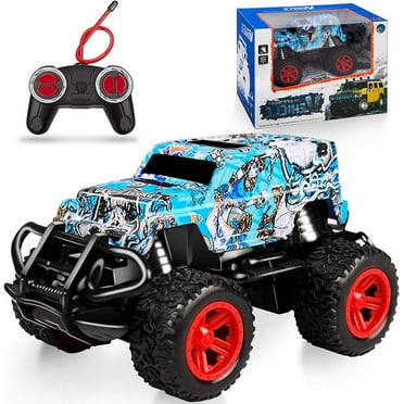 Kids Toys for 3 4 5 6 Year Old Boys Birthday Gift, Remote Control Car for Boys 3-5 RC Cars Monster Trucks for Boy Toys Age 4-7, Christmas Teen Gifts for 3-7 Year Old Boys Toddler Toys Age 2-6