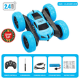 thumbnail image 1 of 2.4GHz Double Sided RC Stunt Car with LED Lights, 360° Rotating Flip Rechargeable All Terrain Toy Vehicle for Indoor Outdoor, Christmas Birthday Gift for Kids Boys Girls Ages 3+, 1 of 9