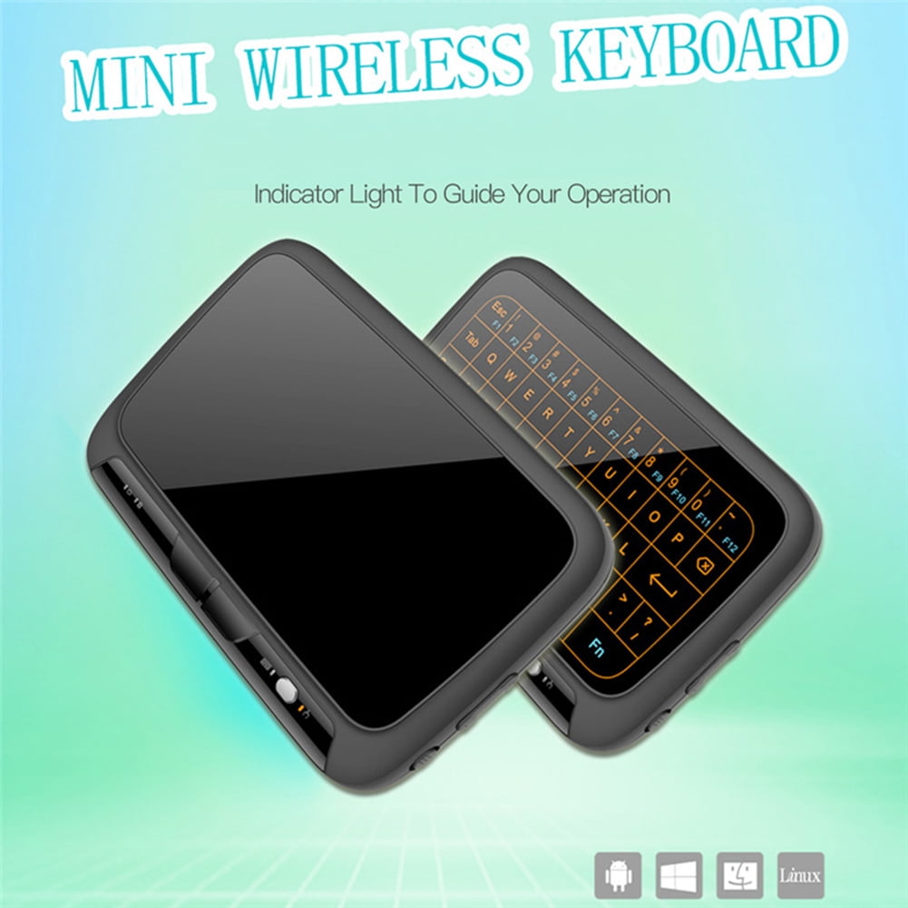 Air Computer Keyboard 2.4GHz Full Screen Air Mouse QWERTY Touchpad Wireless Keyboards for ...