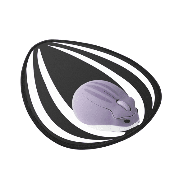 2.4GHz Pink Wireless Mouse 1200DPI Ergonomic Optical USB Mouse Cute Hamster Shape Mice For Kids Laptop PC Gifts with Mouse Pad