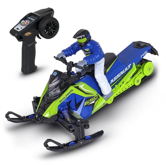 Polaris Switchback Assault 2.4GHz (Green w/ Blue) includes 2AAA 7.4V Li-ion, USB charger