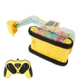 thumbnail image 1 of 2.4GHz Remote Control Excavator Toy Light Up Simulation Sound Transparent Gear Full Function RC Construction Vehicles, 1 of 15