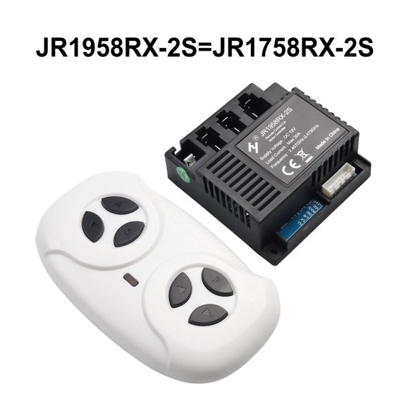 2.4GHz Remote Control Receiver Control Box for Children's Electric Car Compatible with JR-RX-6V JR-RX-12V JR1705RX JR1738RX JR1758RX JR1758RX-2S JR1810RX JR1816RXS JR1858RX JR1922RXS