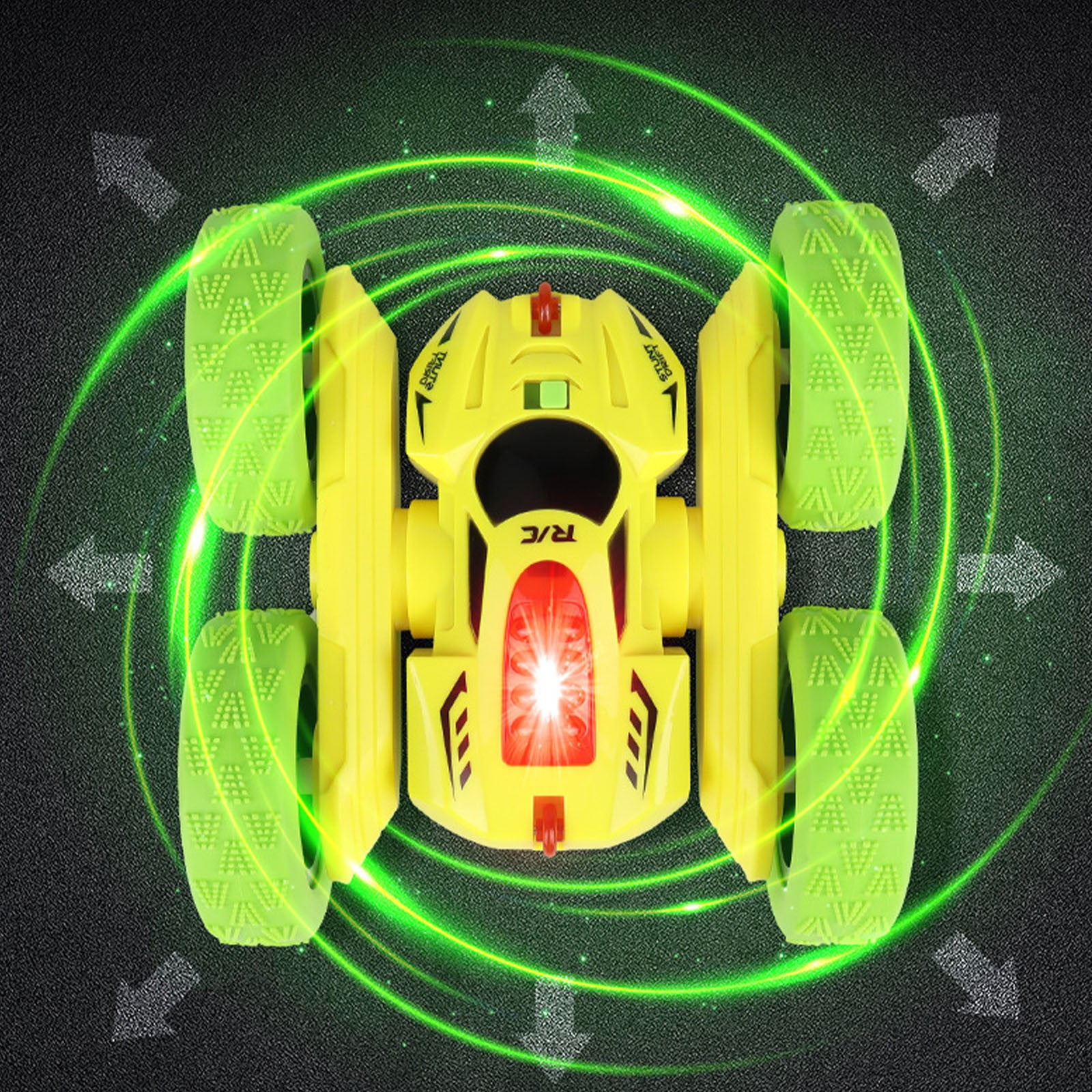 2.4GHz Remote Control Stunt Car | 360° Rotating Double-Sided RC Drift ...