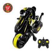 2.4GHz Remote Control Stunt Motorcycle, High Speed RC Racing Motorbike with One Wheel Driving, Rechargeable Kids Electronic Play Toy, Christmas Birthday Holiday Gift for Boys Girls Ages 6 and Up