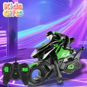2.4GHz Remote Control Stunt Motorcycle RC Drift Bike Toy,360  Spinning High Speed Rear Wheel Drive RC Vehicle,Shockproof Hobby Racing Toy, Christmas Birthday Gift for Boys Kids Boys Girls Ages 6+
