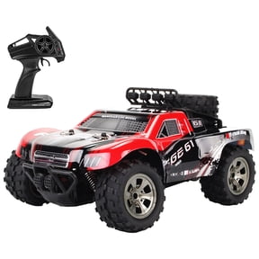 2.4GHz Off Road Remote Control Short Pickup Truck High Strength ABS 2WD RC Vehicle with 4.8V 700mAh Battery USB Charging 50m Control Range for Adults Teens Hobbyists Birthday Gift