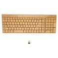 thumbnail image 1 of 2.4GHz Wireless Bamboo Mouse  Keyboard Combo, 32.8ft Range, Easy Setup, Compatible With Multiple OS, 1 of 6