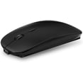 thumbnail image 1 of 2.4GHz Wireless Bluetooth Mouse, Dual Mode Slim Rechargeable Silent USB Mouse, 1 of 7