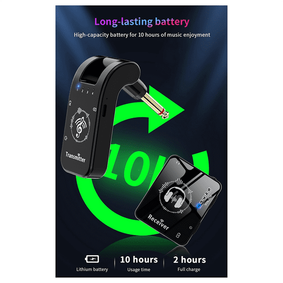 2.4GHz Wireless Earphone Monitor Transmission System Stage Audio Headphone Transmitter and Receiver