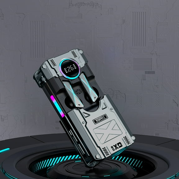 2.4GHz Wireless Gaming Earbuds, Bluetooth 5.3 in-Ear Headphones Bass Stereo, Gaming Earphones with Noise Cancelling Mic, LED Display, 36Hs Playtime for Meta Quest 3/2, PS5/4, VR, Switch, PC, Phone