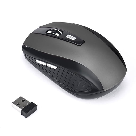 2.4GHz Wireless Gaming Mouse, Gaqring Pro Gamer USB Receiver Optical Mouse, 2000 DPI 6 Keys Portable Lightweight Wireless Mouse for PC Laptop Desktop