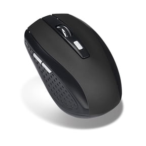 2.4GHz Wireless Gaming Mouse Pro Gamer Mouse 2000DPI 6 Buttons USB Receiver Mouse 10M Range PC Laptop Desktop Optical Mouse 3.94x2.36x1.38in Red Gaming Mouse(Black)