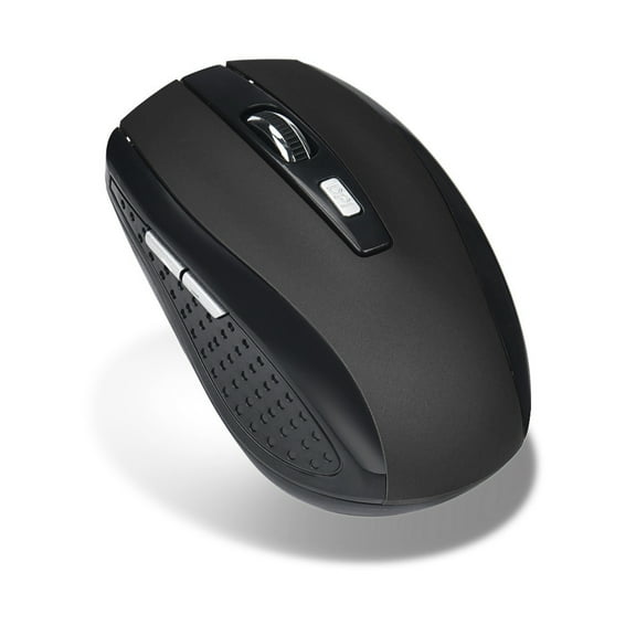 2.4GHz Wireless Gaming Mouse Pro Gamer Mouse 2000DPI 6 Buttons USB Receiver Mouse 10M Range PC Laptop Desktop Optical Mouse 3.94x2.36x1.38in Red Gaming Mouse(Black)