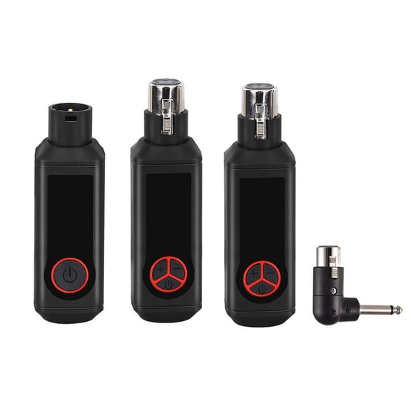 2.4GHz Wireless Microphone System Wired Dynamic Coil Condenser Mic Converter 1/2 Rechargeable XLR Transmitter Receiver Mic Parts