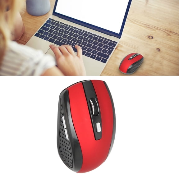 2.4GHz Wireless Mouse, 3 DPI Adjustable, Compatible With <span Style="background:red"></span> MacOS, 10M Range