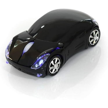 Norbi Car Mouse Wireless, 3D Sports Car Shaped Mouse Optical Mice 1600 ...