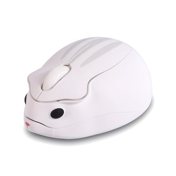 2.4GHz Wireless Mouse Cute Hamster Shape Less Noice Portable Mobile Optical 1200DPI USB Mice Cordless Mouse For PC Laptop Computer Notebook MacBook Kids Girl Men Women Adults Gift