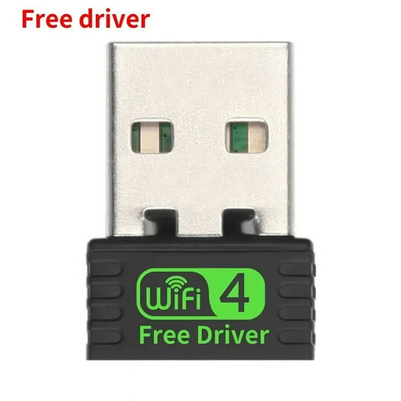 2.4GHz Wireless Network Card Built-in Antenna Mini USB WiFi Adapter Free Drive USB Dongle Wi-Fi Adapter 150Mbps for PC Laptop