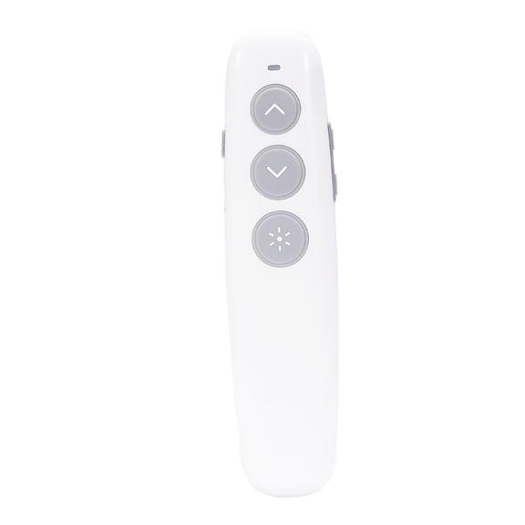 2.4GHz Wireless Presenter Clicker Presentation Clicker 2.4GHz Wireless Page Turner Presenter Plug and Play Rechargeable 30m Range Lightweight for Classroom Conference Rooms