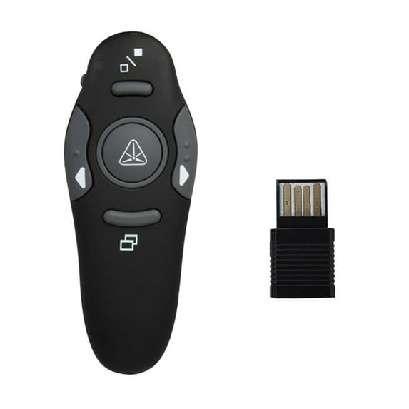2.4GHz Wireless USB Powerpoint Presentation PPT Flip Pen Pointer Laser Clicker Presenter with Red Light Remote Control