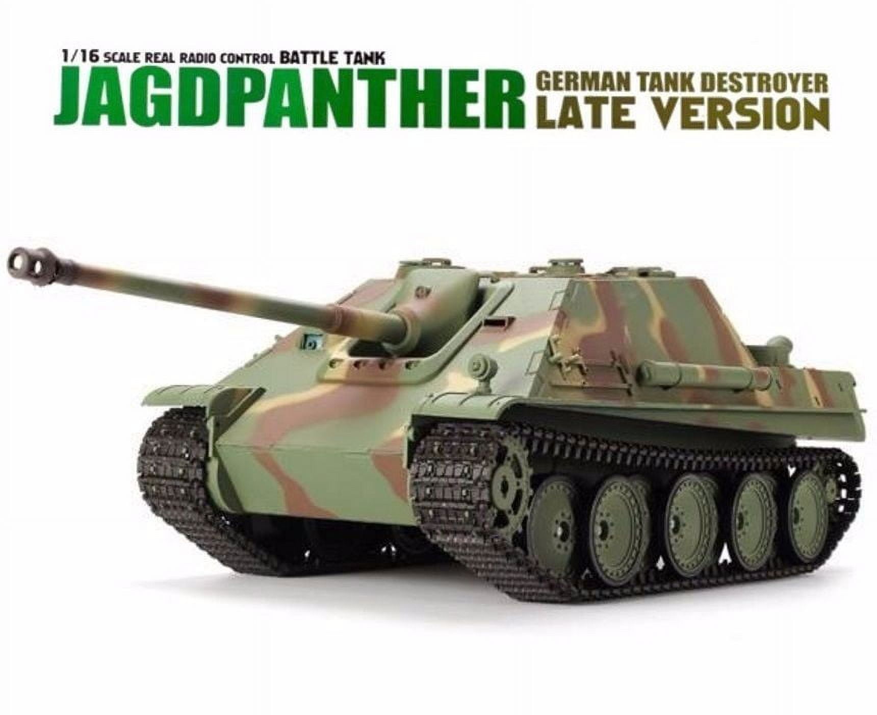 2.4Ghz Radio Control 1/16 German Jagdpanther RC Airsoft Battle Tank w ...