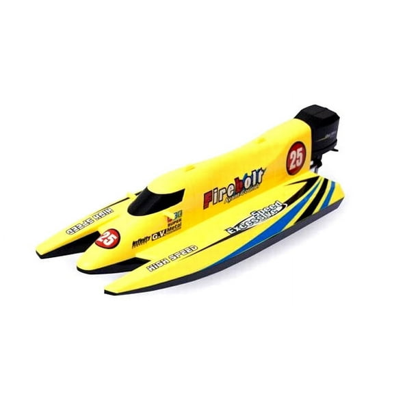 2.4Ghz Radio Remote Control 14" Vanguard High Speed R/C Racing Boat R/C Ready to Run (Yellow)