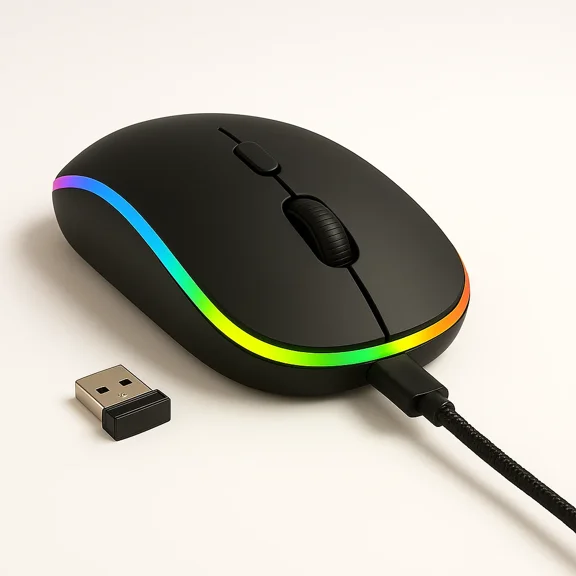 2.4Ghz Wireless Optical Mouse – Ergonomic, Usb Receiver – For Pc/Mac/Laptop