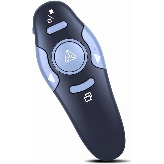 2.4Ghz Wireless Presentation Clicker for PowerPoint Presentations, USB Dongle Presenter Remote with Slide Clickers for Mac/Windows/Linux, Computer/Laptop, Slide/PPT/Keynote