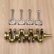 2.4L Engine Crankshaft & 4 Connecting Rods for Hyundai Sonata Santa Fe Kia Optima