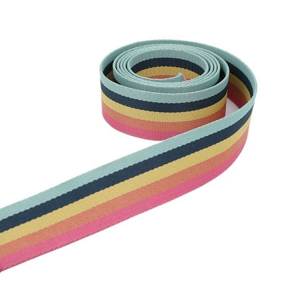 2/4M 38mm Polyester Weave Webbing Luggage Bags Strap Tape DIY Garment Decor Lace Band Sewing Accessories