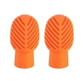 2/4PC Silicone Drum Stick Sleeve Practice Tips Mute Damper Protective