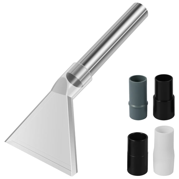 2/4PCS Vacuum Cleaner Nozzle Kit – Swivel Spin Brush Head For Sofa, Carpet & Car Cleaning, Clear Extraction Nozzle With 4 Adapters (Fits 1.5”-1.9” Hoses)​